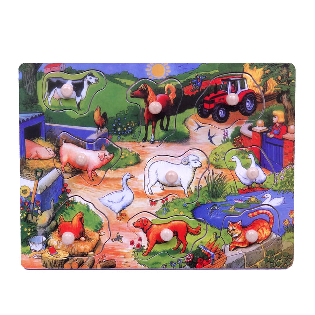 Knob Puzzle - Farm