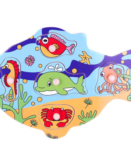 Knob Puzzle - Sea-Life