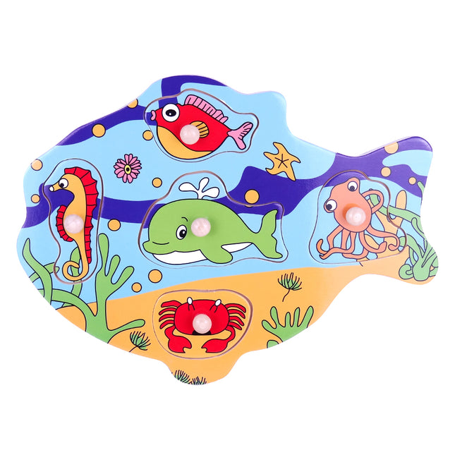 Knob Puzzle - Sea-Life
