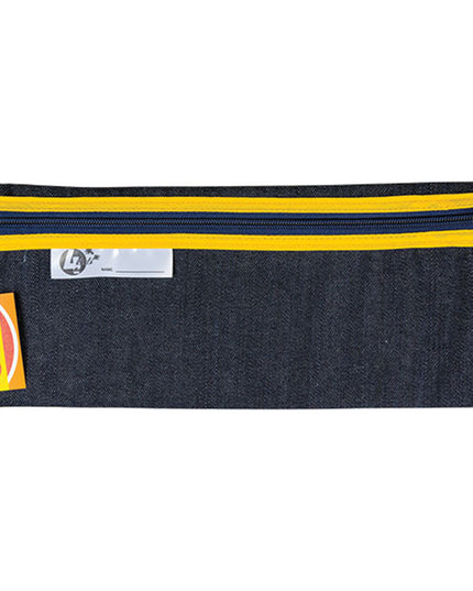 Pencil Bag - Denim 33cm Yellow