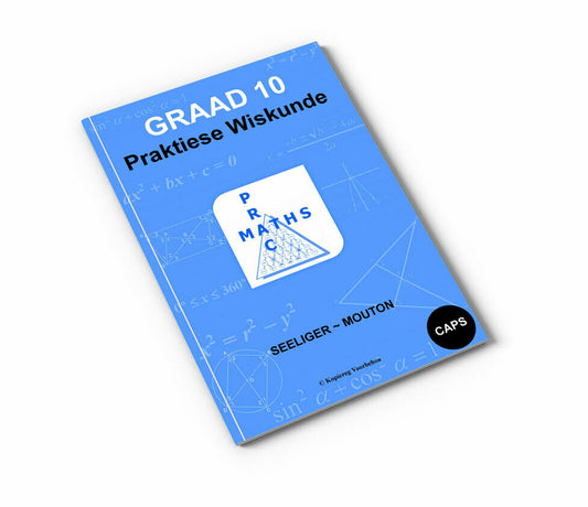 Boek PracMaths Graad 10 Afr