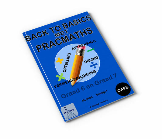 Boek PracMaths Back to Basics - Gr. 6-7 Afr