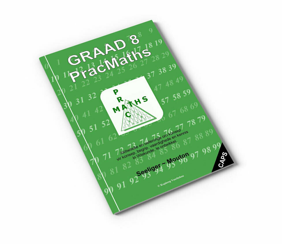 Boek PracMaths Graad 8 Afr