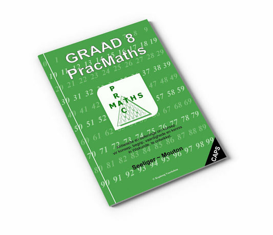 Boek PracMaths Graad 8 Afr