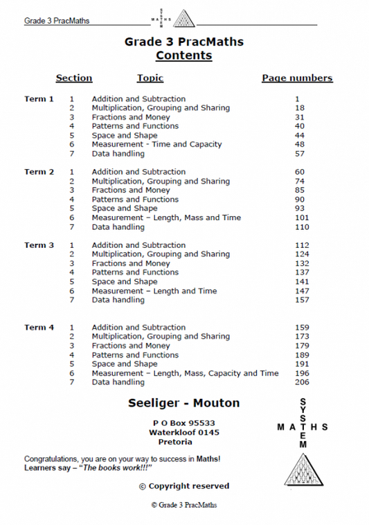 Book PracMaths Grade 3 Eng Edunation South Africa