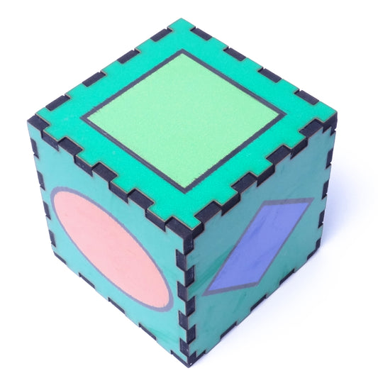 Dice Shapes  - 65mm Wooden - 6 shapes