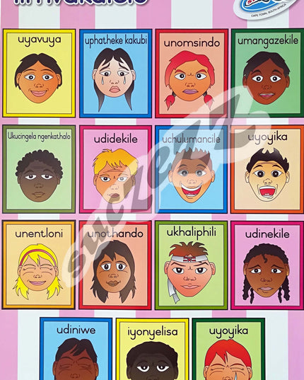 Poster - Iimvakalelo (Feelings and Emotions) - Xhosa