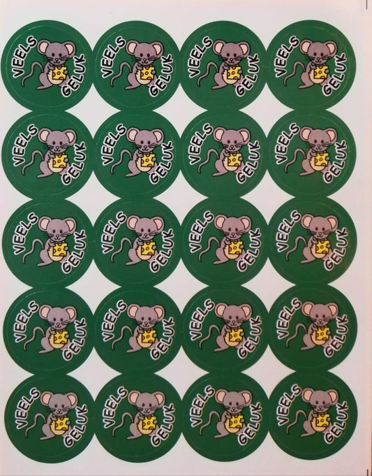 Stickers - Veels Geluk Edunation South Africa Stickers Afrikaans