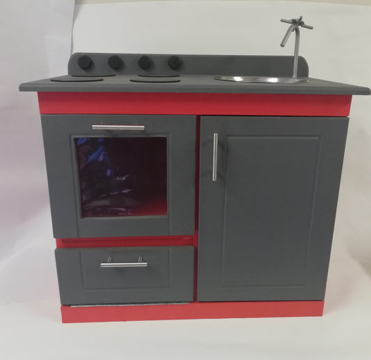 Kitchen Wooden Stove Sink Kitchen Combo - Edunation South Africa