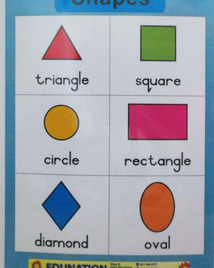 2D Shapes - Single Sided - Edunation South Africa