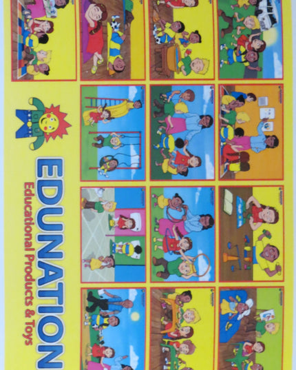 Daily Routine Cards - A5 Edunation South Africa Teacher Tools