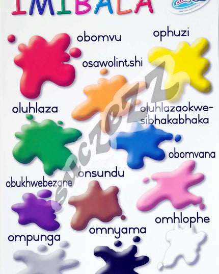 Poster - Imibala (Colours) - Zulu