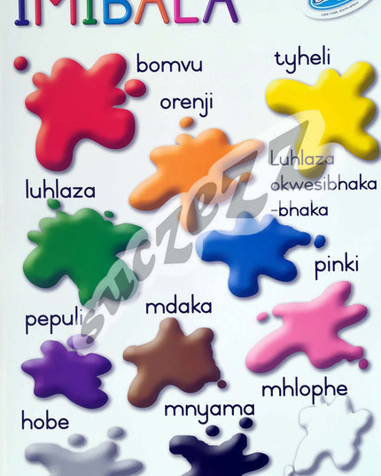 Poster - Imibala (Colours) - Xhosa