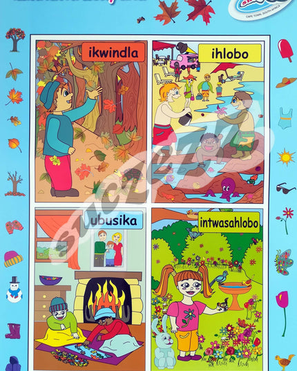 Poster - Izinkathi Zonyaka (Seasons) - Zulu