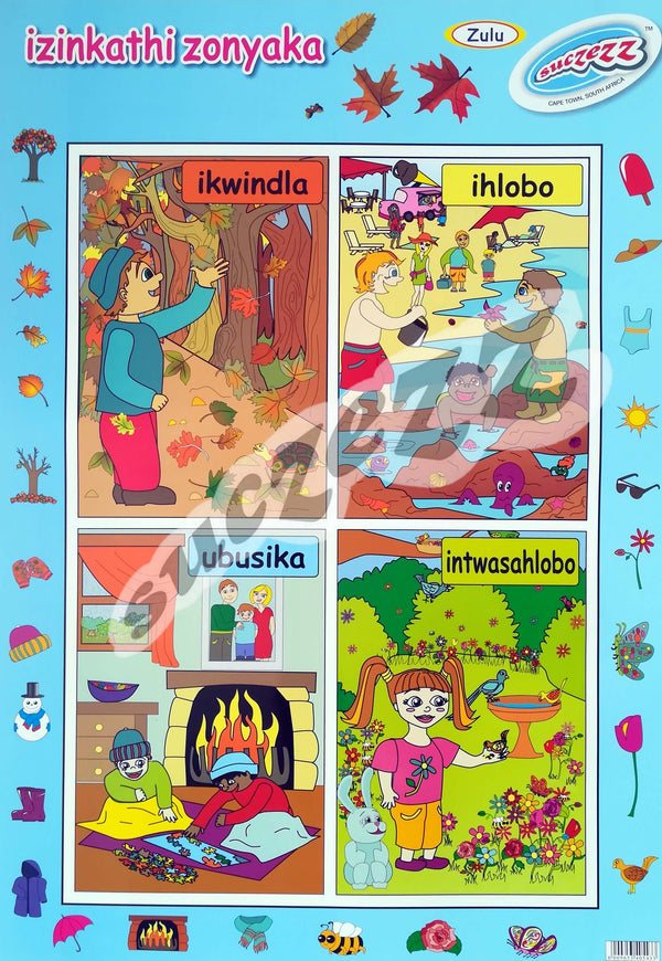 Poster - Izinkathi Zonyaka (Seasons) - Zulu