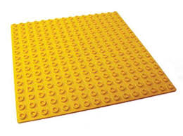 Assorted colours Base Plate Jumbo Blocks 25.5cm Edunation South Africa Construction