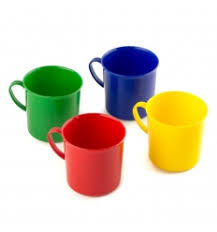 Kiddies Mug with handle - Assorted colours
