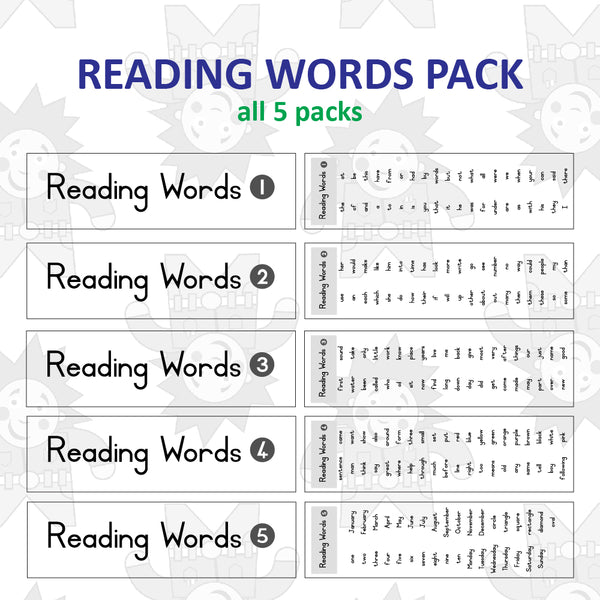 Reading Words Combo