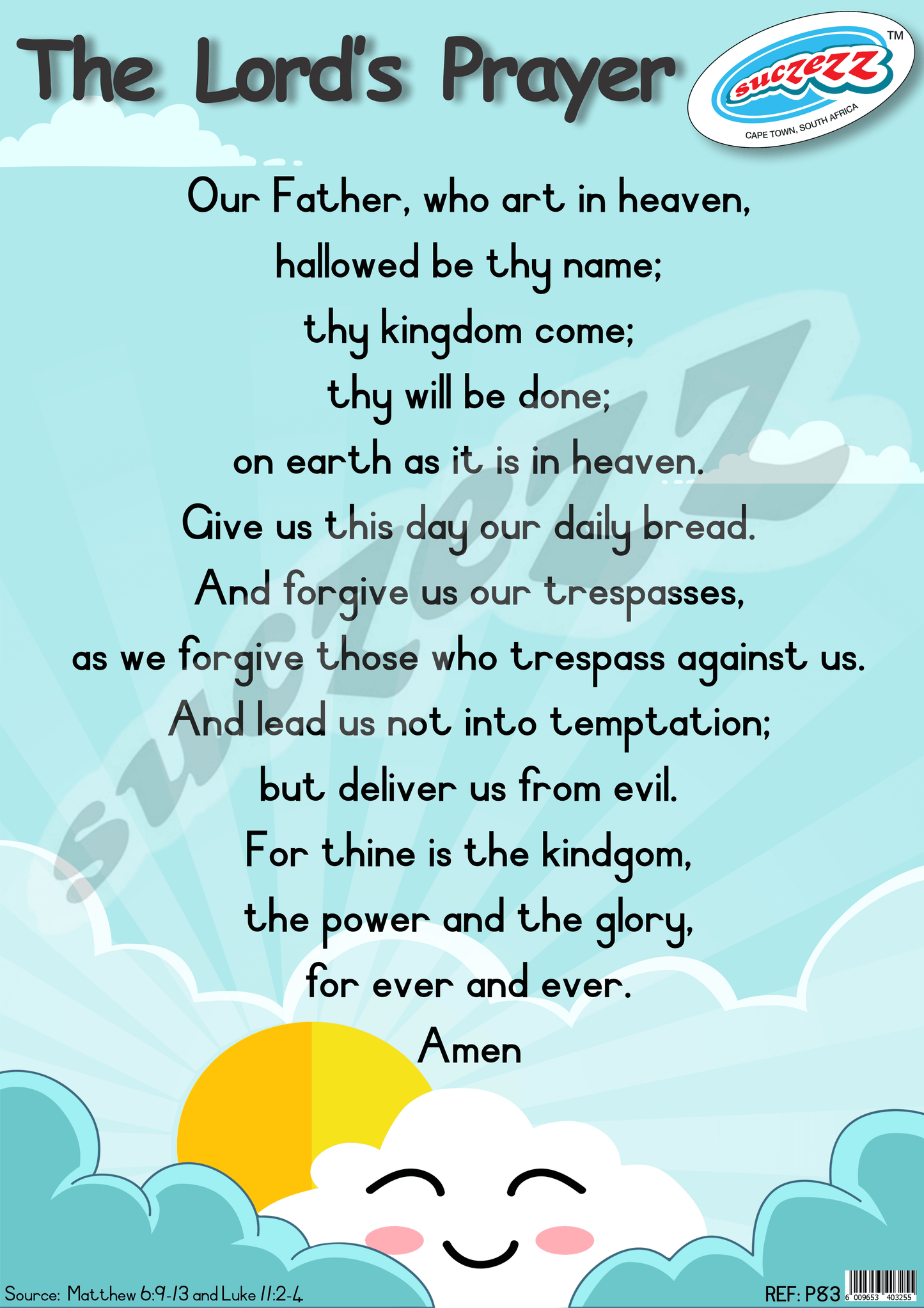 Poster - Lord's Prayer