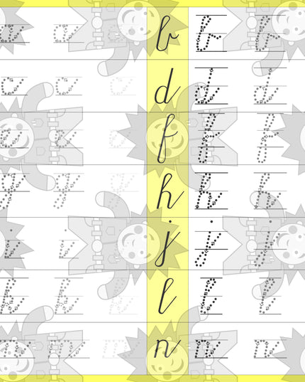 Cursive a-z writing -Double Sided - Edunation South Africa