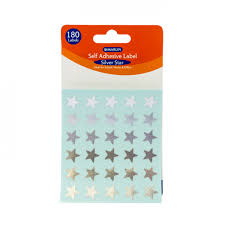 Stickers - Stars Silver 180's