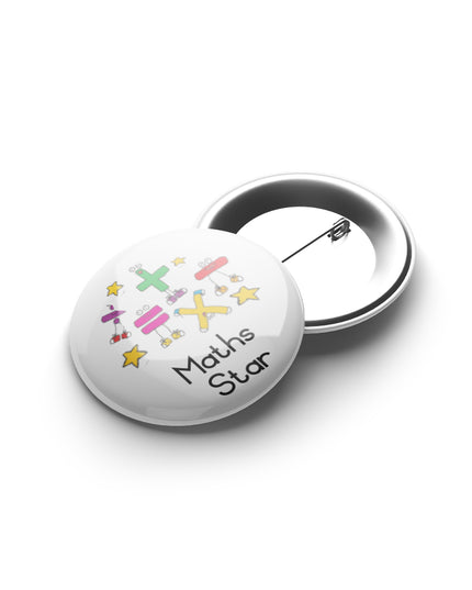 Classroom Badge - Maths Star