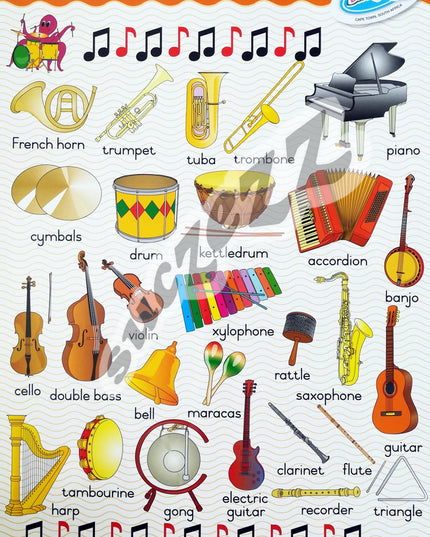 Poster - Musical Instruments