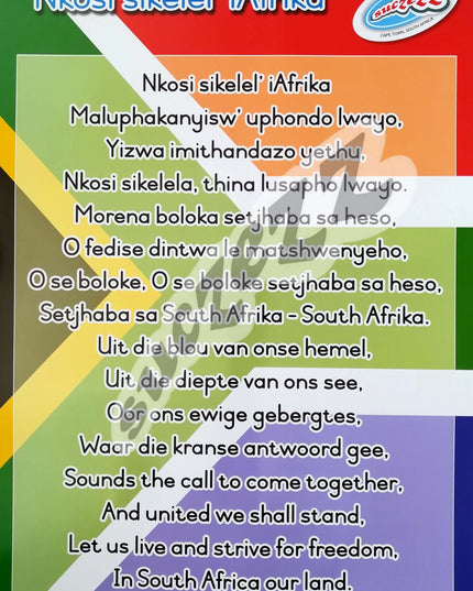 Poster - Nkosi sikelel' Africa