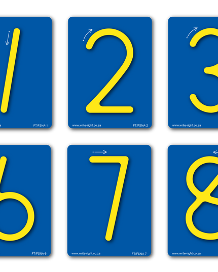 Wooden Finger Tracking Numbers - 0 to 9