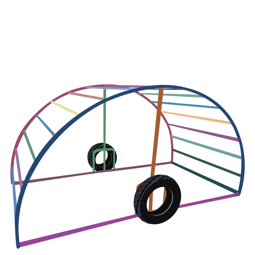 Caravan/Trailer Playgym, (courier costs do not apply contact for quotation)