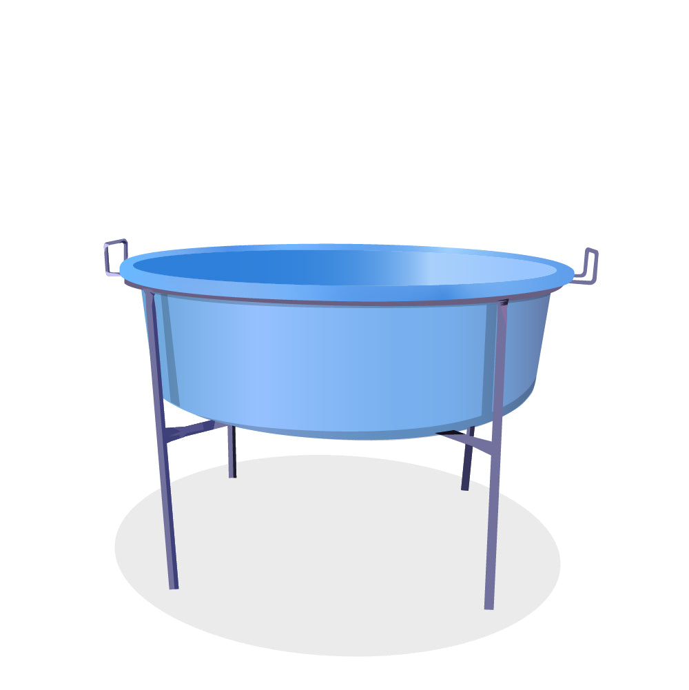 Activity Basin with steel stand, (courier costs do not apply contact for quotation)