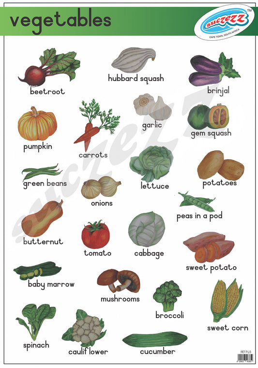 Poster - Vegetables