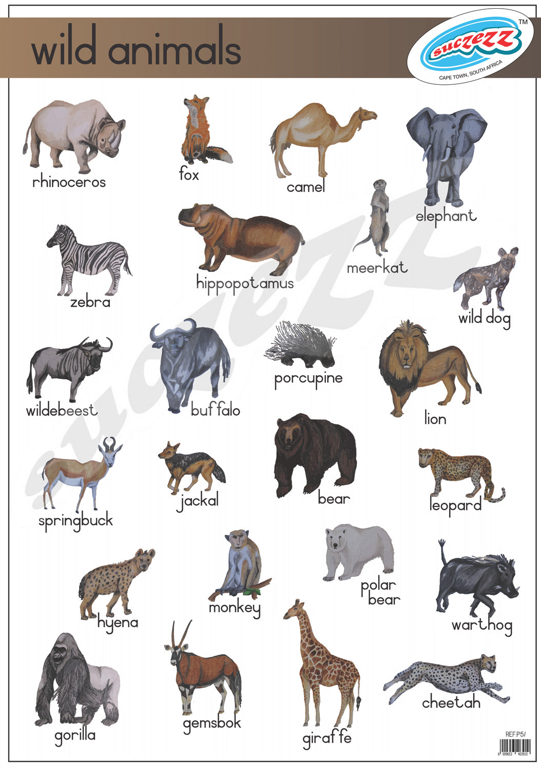 Poster - Wild Animals