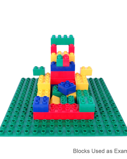 Assorted colours Base Plate Jumbo Blocks 25.5cm