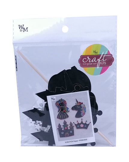 Craft Kit Scratch Paper Princess