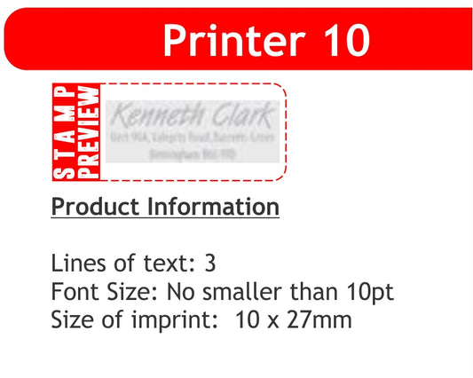 Stamp - Printer 10 - Edunation South Africa