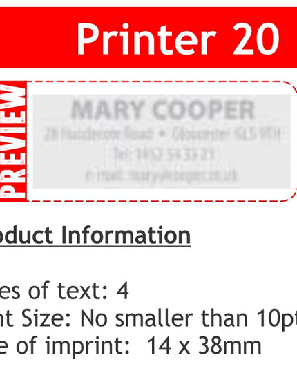 Stamp - Printer 20 - Edunation South Africa