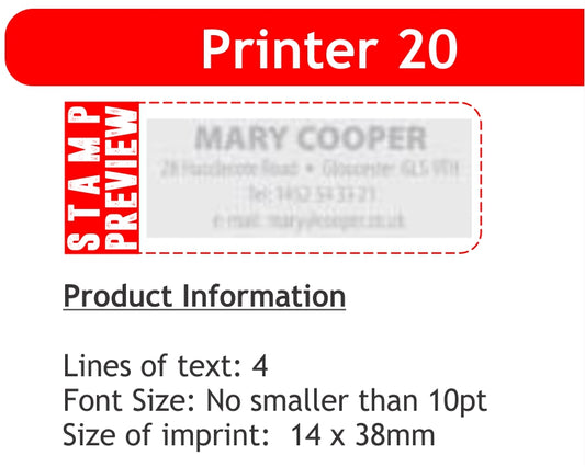Stamp - Printer 20 - Edunation South Africa