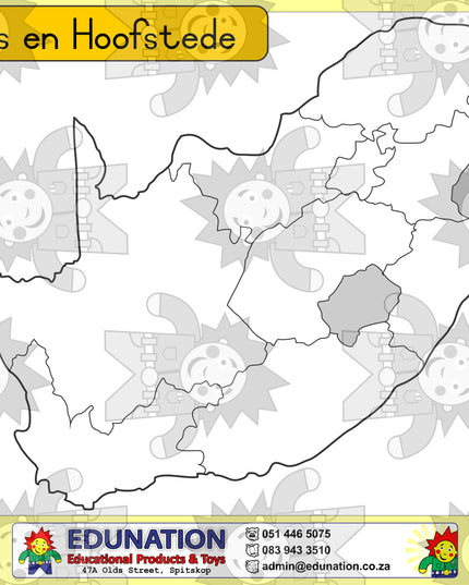 Provinsies en Hoofstede - Edunation South Africa