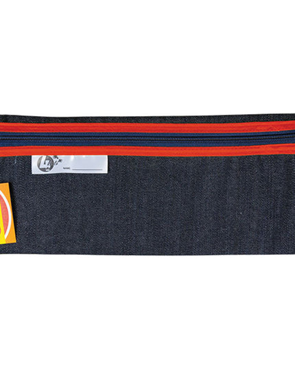Pencil Bag - Denim 33cm Red