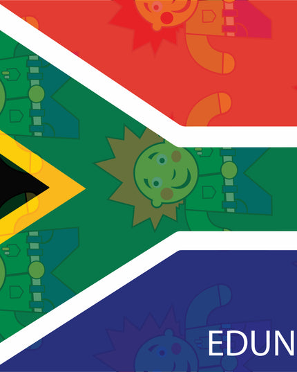 Picture South African Flag A3 Poster