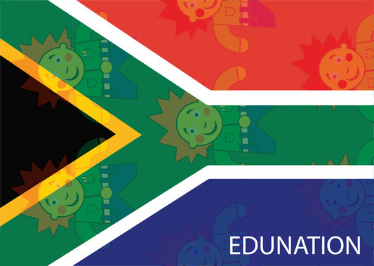 Picture South African Flag A3 Poster
