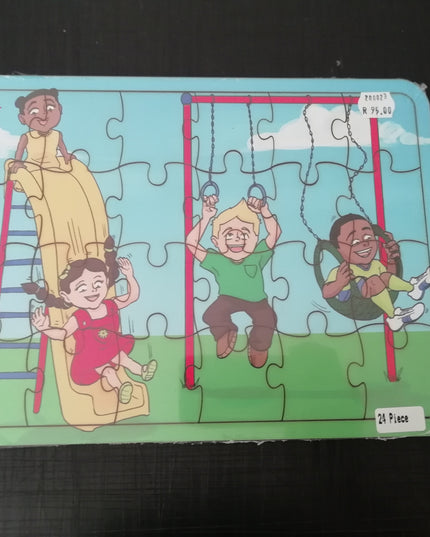 Wooden Puzzle Frame A4 - 24pc Outside Play Edunation South Africa A4 Frame Puzzles
