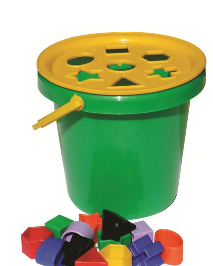 Sort & Play lid, shapes and bucket Edunation South Africa Fine Motor Development