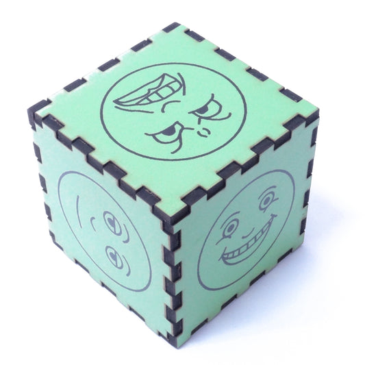 Dice Emotions  - 65mm Wooden