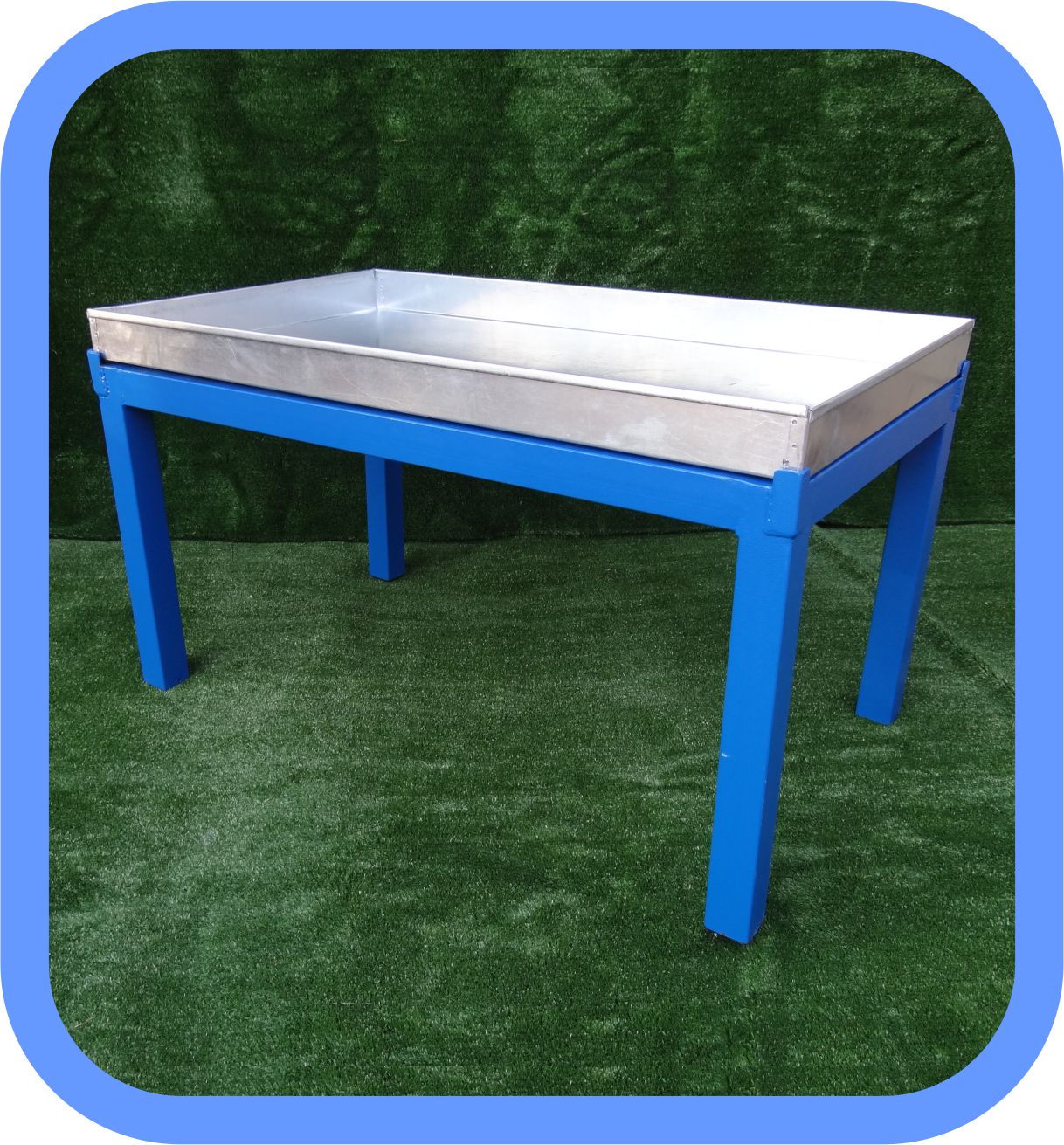 Steel Table for galvanised pan, (courier costs do not apply contact for quotation) - Edunation South Africa