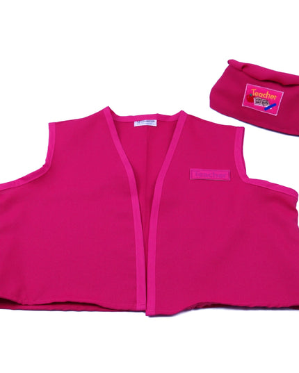 Play Vest Teacher with Hat