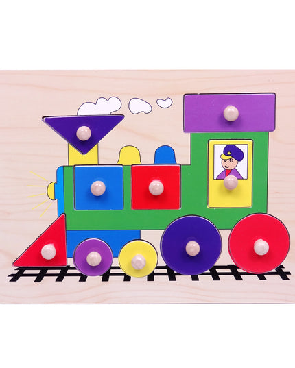 Knob Puzzle - Train