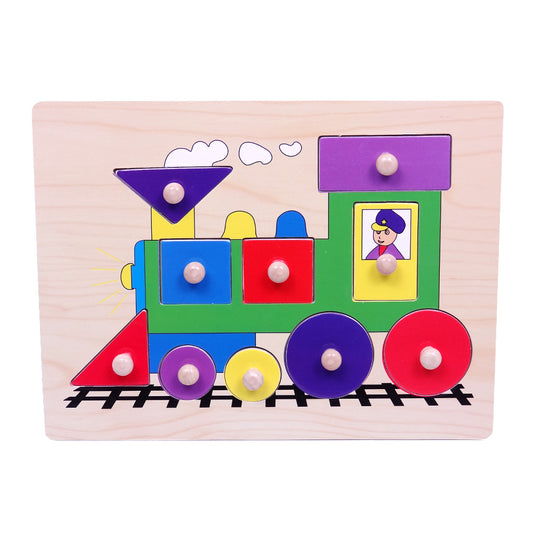 Knob Puzzle - Train