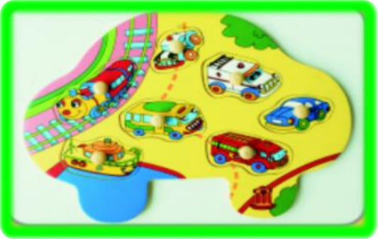 Knob Puzzle - Transport Edunation South Africa Knob Puzzles